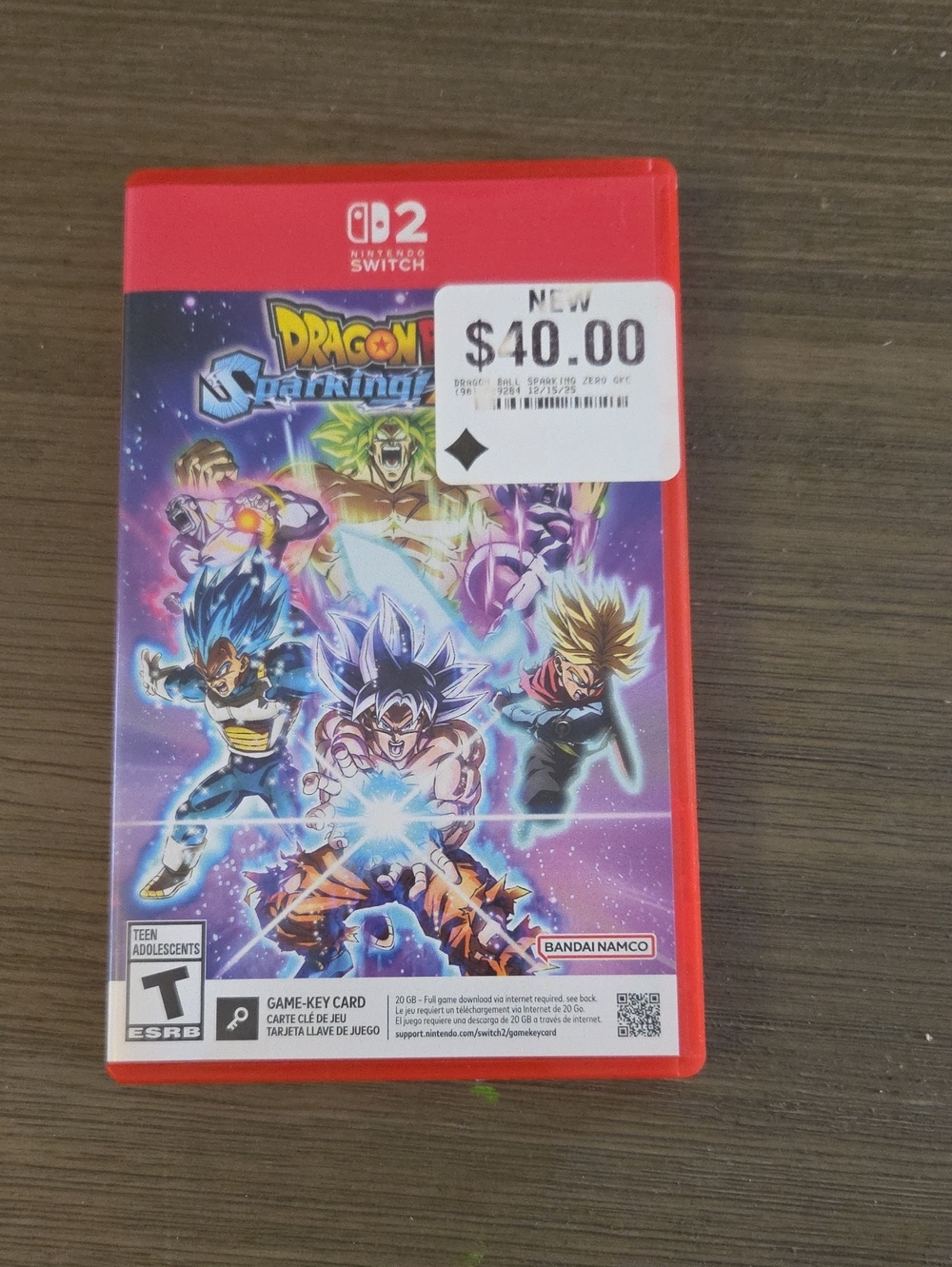 Nintendo Switch Dragon Ball Sparking! Nintendo Switch 2 Game